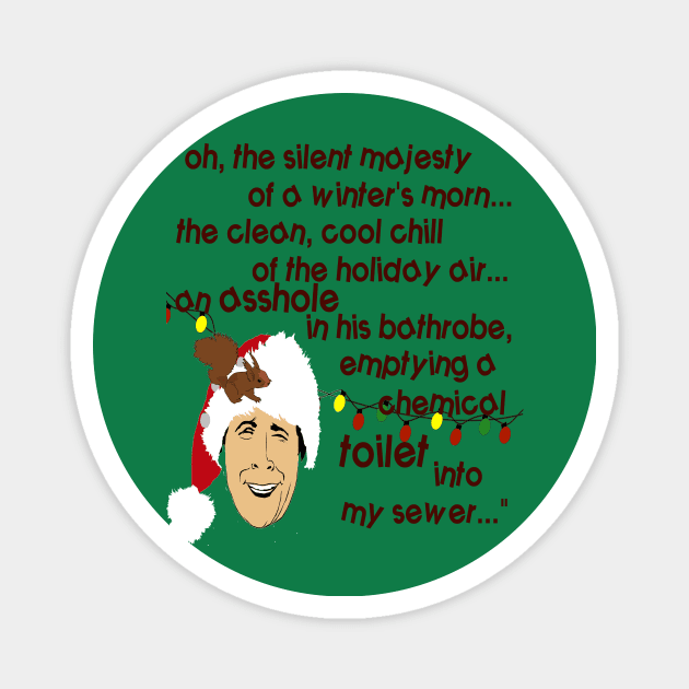 Clark Griswold Rant Magnet by PoetandChef